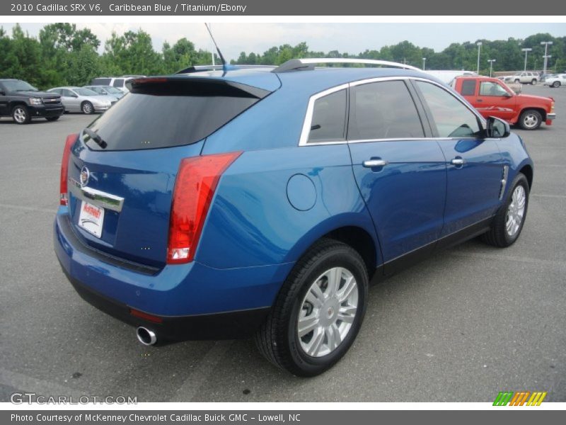 Caribbean Blue / Titanium/Ebony 2010 Cadillac SRX V6