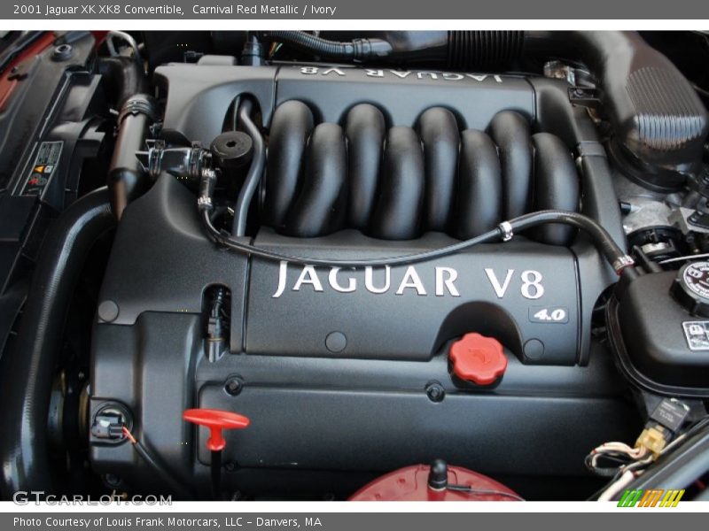Carnival Red Metallic / Ivory 2001 Jaguar XK XK8 Convertible