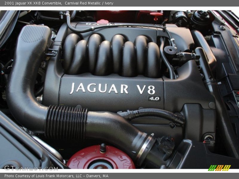 Carnival Red Metallic / Ivory 2001 Jaguar XK XK8 Convertible