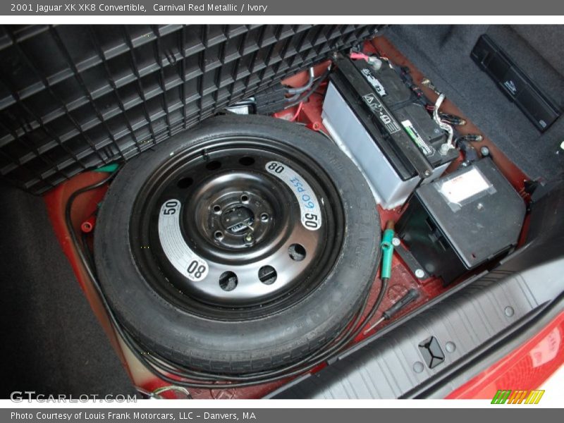 Carnival Red Metallic / Ivory 2001 Jaguar XK XK8 Convertible