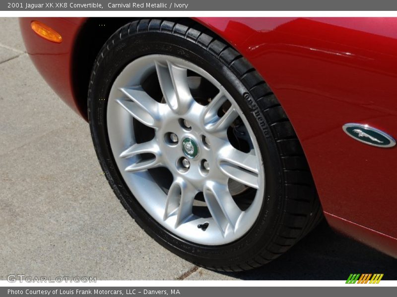Carnival Red Metallic / Ivory 2001 Jaguar XK XK8 Convertible