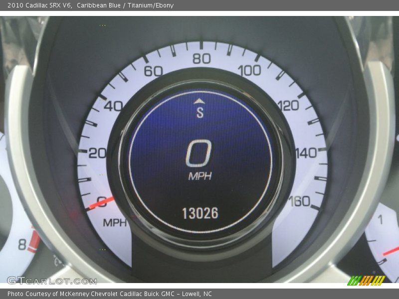 Caribbean Blue / Titanium/Ebony 2010 Cadillac SRX V6