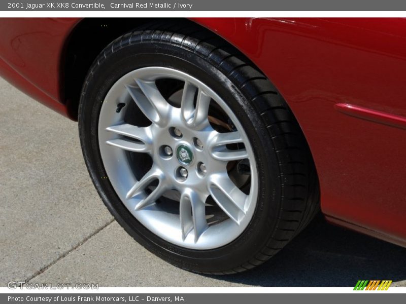 Carnival Red Metallic / Ivory 2001 Jaguar XK XK8 Convertible
