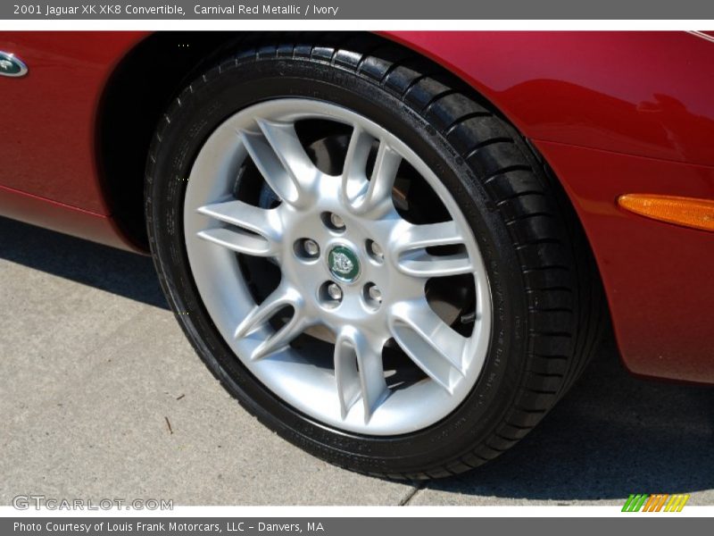 Carnival Red Metallic / Ivory 2001 Jaguar XK XK8 Convertible