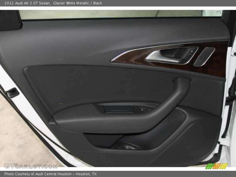 Glacier White Metallic / Black 2012 Audi A6 2.0T Sedan