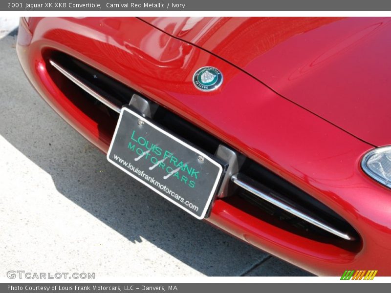 Carnival Red Metallic / Ivory 2001 Jaguar XK XK8 Convertible