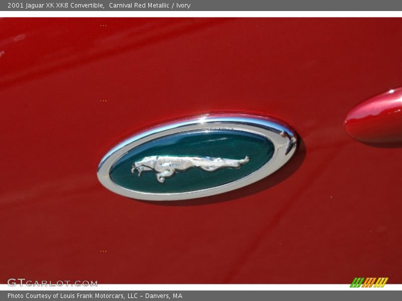 Carnival Red Metallic / Ivory 2001 Jaguar XK XK8 Convertible