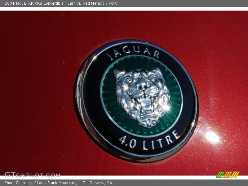 Carnival Red Metallic / Ivory 2001 Jaguar XK XK8 Convertible