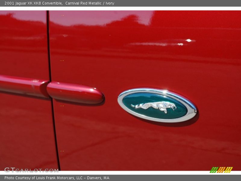 Carnival Red Metallic / Ivory 2001 Jaguar XK XK8 Convertible