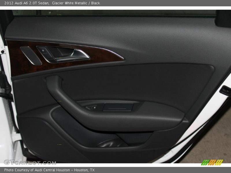 Glacier White Metallic / Black 2012 Audi A6 2.0T Sedan
