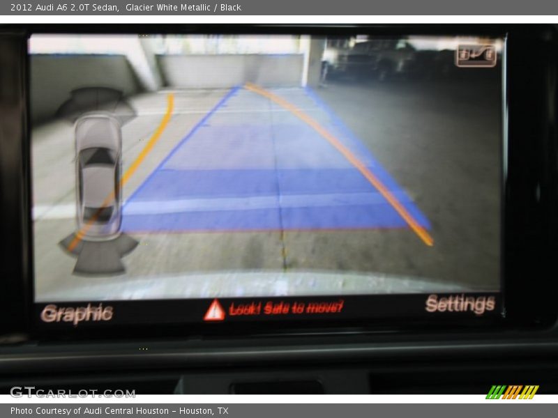 Glacier White Metallic / Black 2012 Audi A6 2.0T Sedan