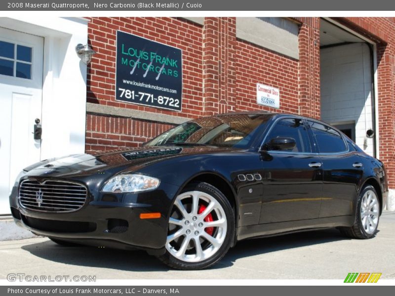 Nero Carbonio (Black Metallic) / Cuoio 2008 Maserati Quattroporte