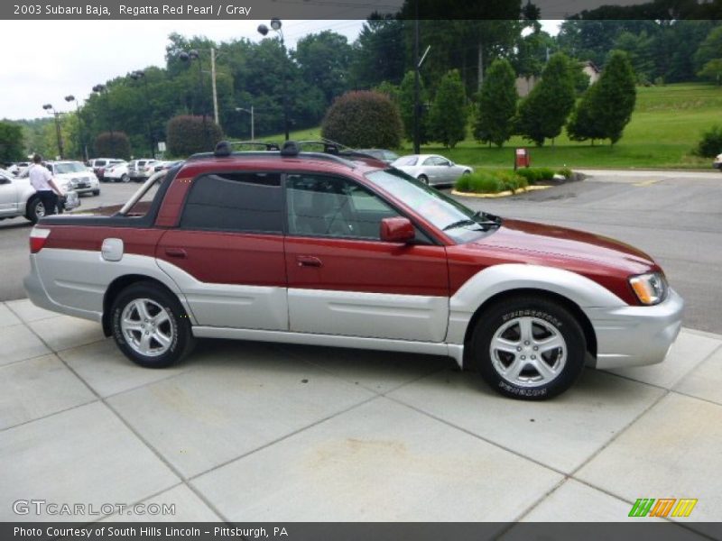 Regatta Red Pearl / Gray 2003 Subaru Baja