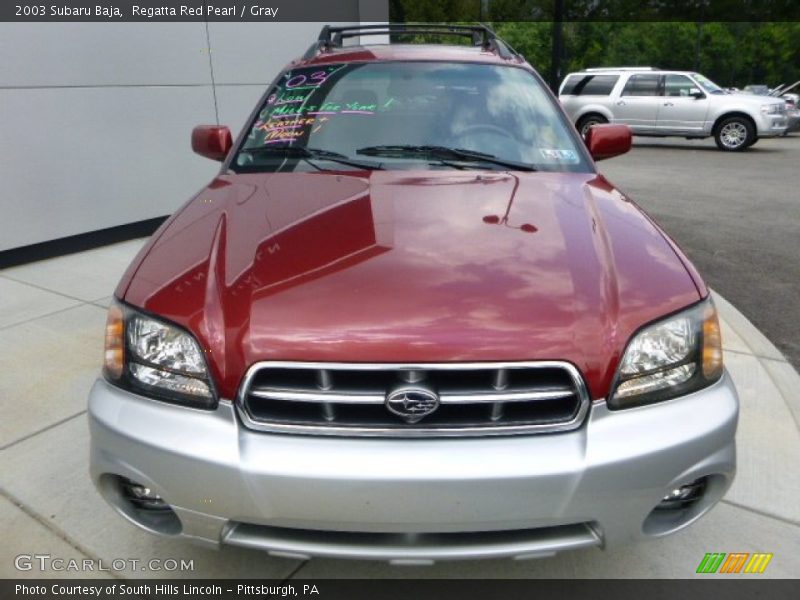 Regatta Red Pearl / Gray 2003 Subaru Baja