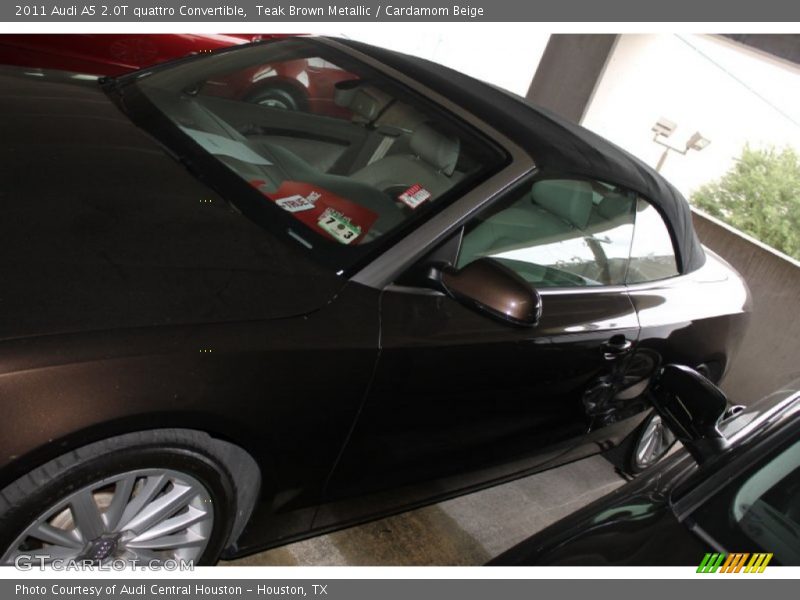 Teak Brown Metallic / Cardamom Beige 2011 Audi A5 2.0T quattro Convertible