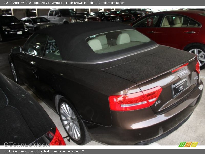 Teak Brown Metallic / Cardamom Beige 2011 Audi A5 2.0T quattro Convertible
