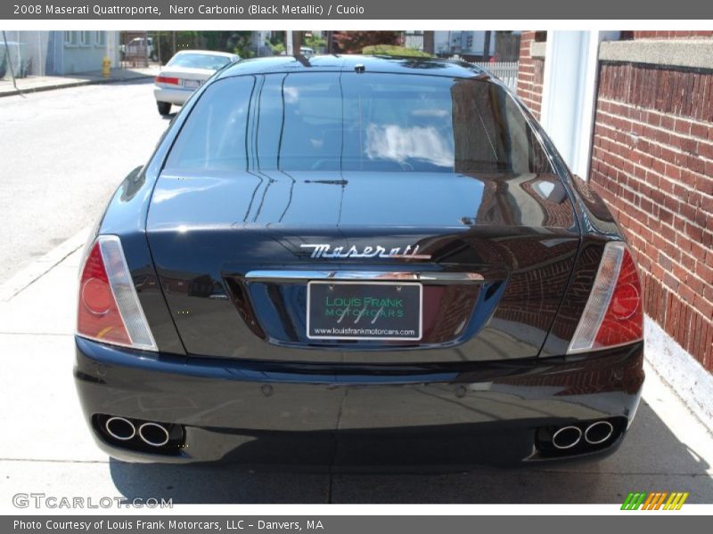 Nero Carbonio (Black Metallic) / Cuoio 2008 Maserati Quattroporte