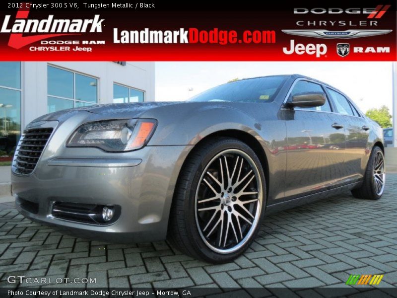 Tungsten Metallic / Black 2012 Chrysler 300 S V6
