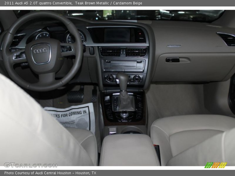 Teak Brown Metallic / Cardamom Beige 2011 Audi A5 2.0T quattro Convertible