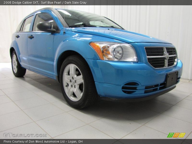 Surf Blue Pearl / Dark Slate Gray 2008 Dodge Caliber SXT