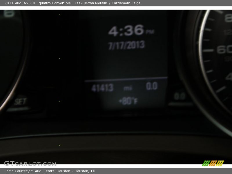 Teak Brown Metallic / Cardamom Beige 2011 Audi A5 2.0T quattro Convertible