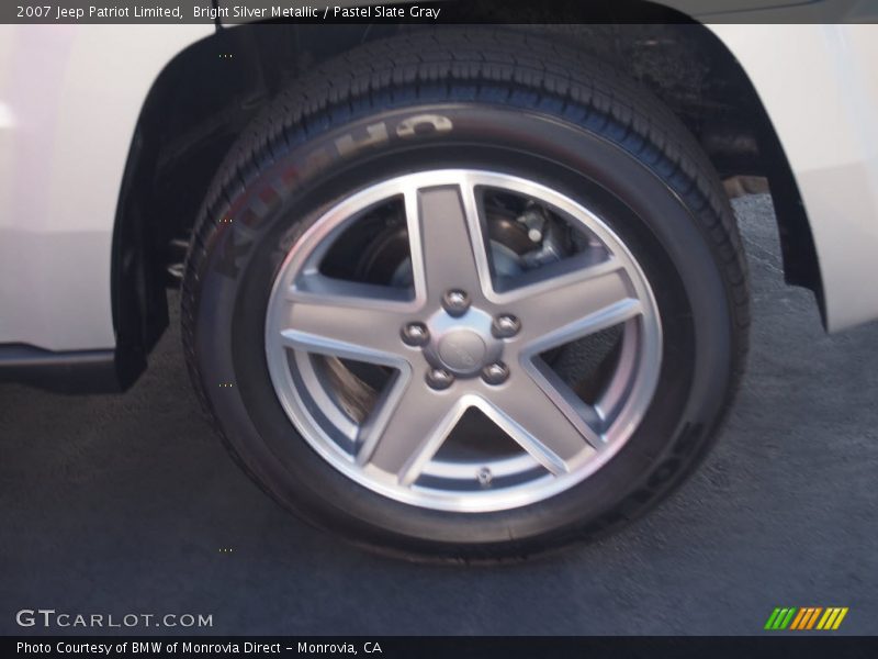 Bright Silver Metallic / Pastel Slate Gray 2007 Jeep Patriot Limited