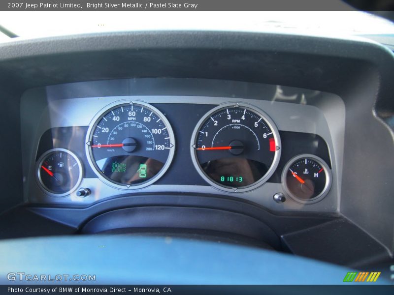 Bright Silver Metallic / Pastel Slate Gray 2007 Jeep Patriot Limited