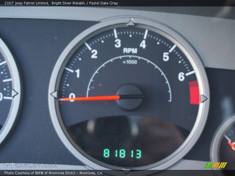 Bright Silver Metallic / Pastel Slate Gray 2007 Jeep Patriot Limited