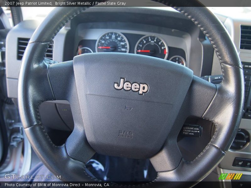 Bright Silver Metallic / Pastel Slate Gray 2007 Jeep Patriot Limited