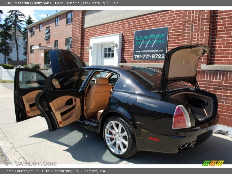 Nero Carbonio (Black Metallic) / Cuoio 2008 Maserati Quattroporte