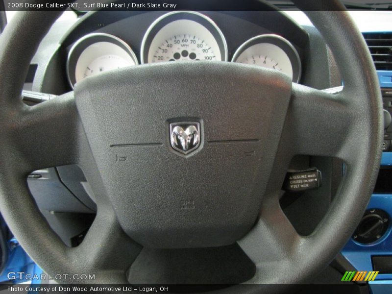 Surf Blue Pearl / Dark Slate Gray 2008 Dodge Caliber SXT