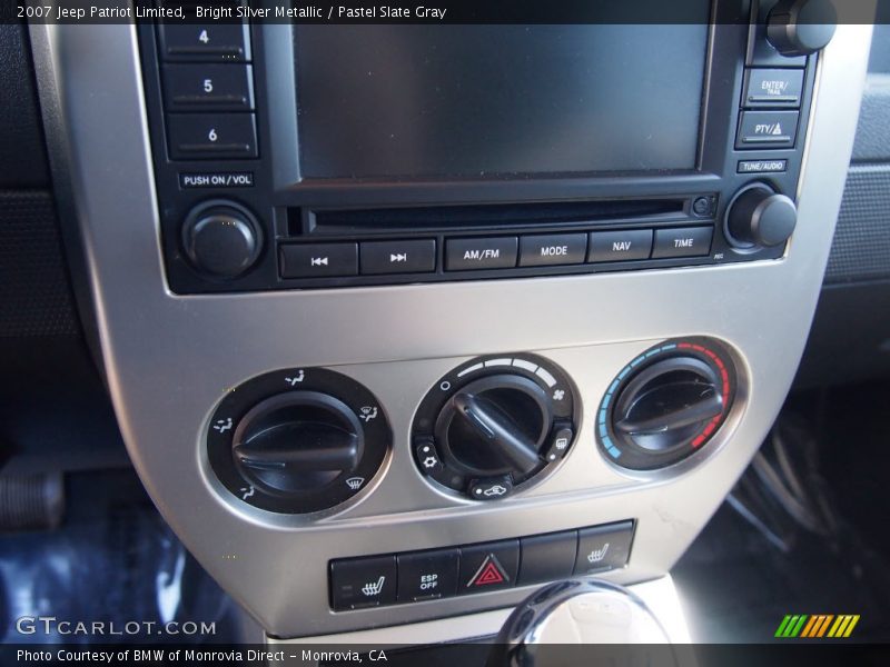 Bright Silver Metallic / Pastel Slate Gray 2007 Jeep Patriot Limited