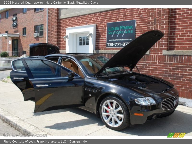 Nero Carbonio (Black Metallic) / Cuoio 2008 Maserati Quattroporte