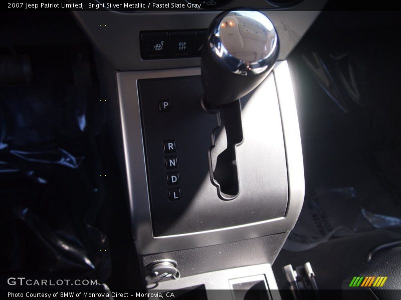 Bright Silver Metallic / Pastel Slate Gray 2007 Jeep Patriot Limited
