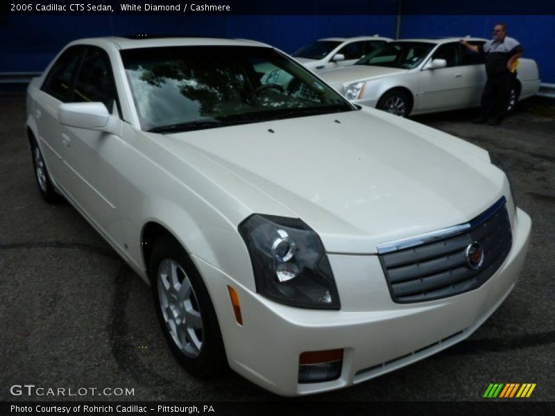 White Diamond / Cashmere 2006 Cadillac CTS Sedan