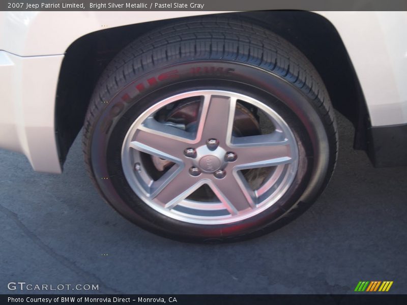 Bright Silver Metallic / Pastel Slate Gray 2007 Jeep Patriot Limited
