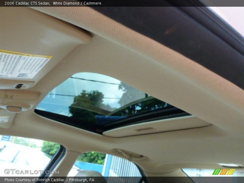 White Diamond / Cashmere 2006 Cadillac CTS Sedan