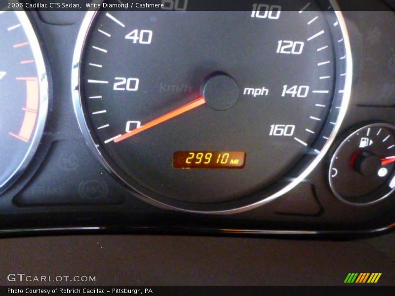 White Diamond / Cashmere 2006 Cadillac CTS Sedan