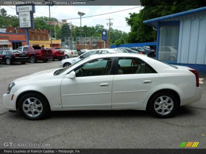 White Diamond / Cashmere 2006 Cadillac CTS Sedan