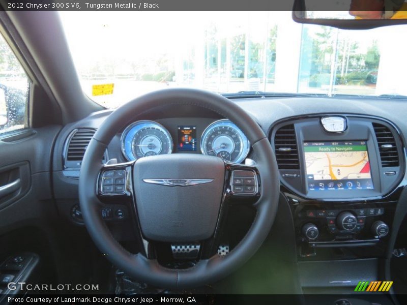 Tungsten Metallic / Black 2012 Chrysler 300 S V6
