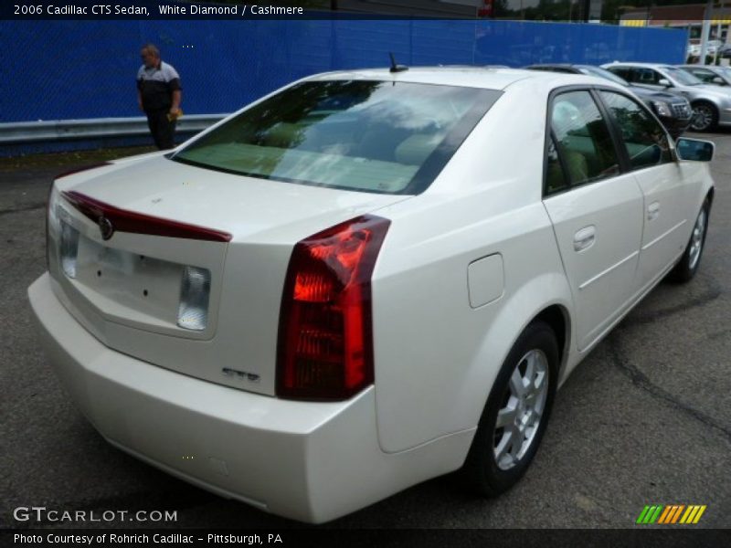 White Diamond / Cashmere 2006 Cadillac CTS Sedan