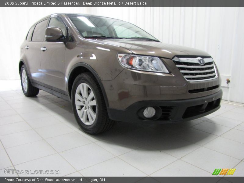 Deep Bronze Metallic / Desert Beige 2009 Subaru Tribeca Limited 5 Passenger