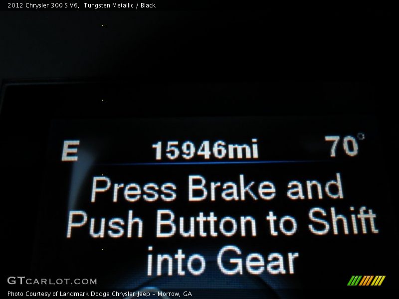 Tungsten Metallic / Black 2012 Chrysler 300 S V6