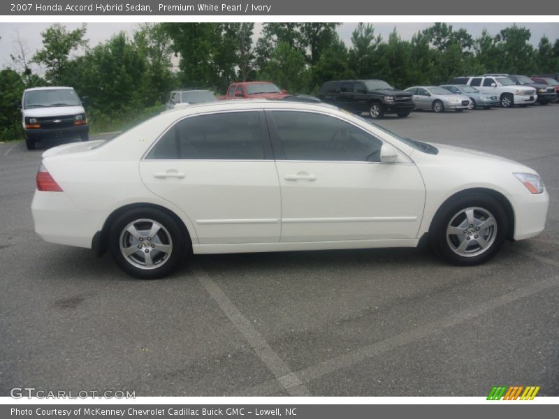 Premium White Pearl / Ivory 2007 Honda Accord Hybrid Sedan