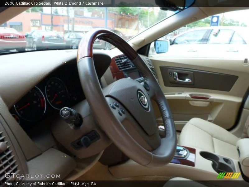 White Diamond / Cashmere 2006 Cadillac CTS Sedan