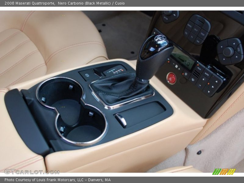 Nero Carbonio (Black Metallic) / Cuoio 2008 Maserati Quattroporte