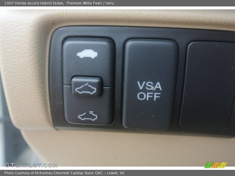 Premium White Pearl / Ivory 2007 Honda Accord Hybrid Sedan