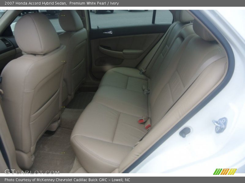Premium White Pearl / Ivory 2007 Honda Accord Hybrid Sedan
