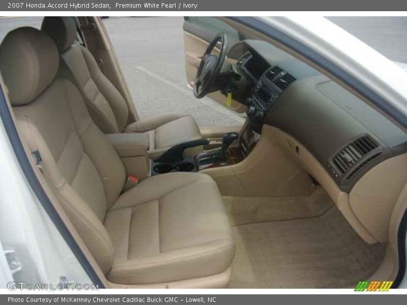 Premium White Pearl / Ivory 2007 Honda Accord Hybrid Sedan