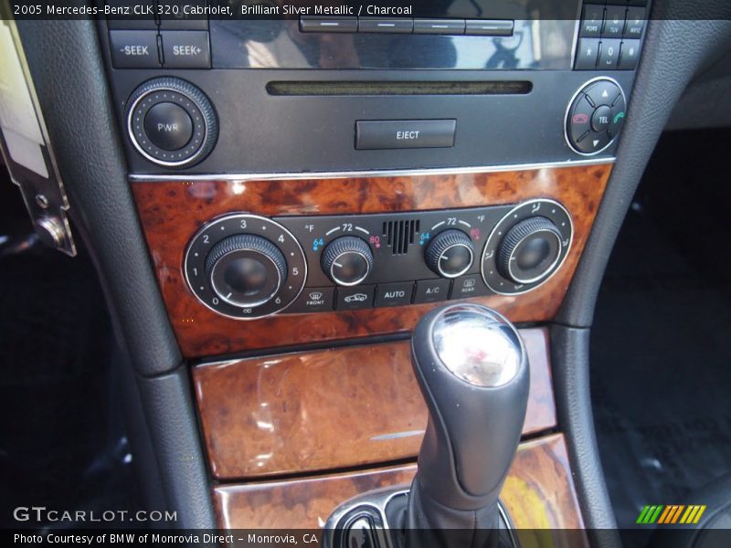 Brilliant Silver Metallic / Charcoal 2005 Mercedes-Benz CLK 320 Cabriolet